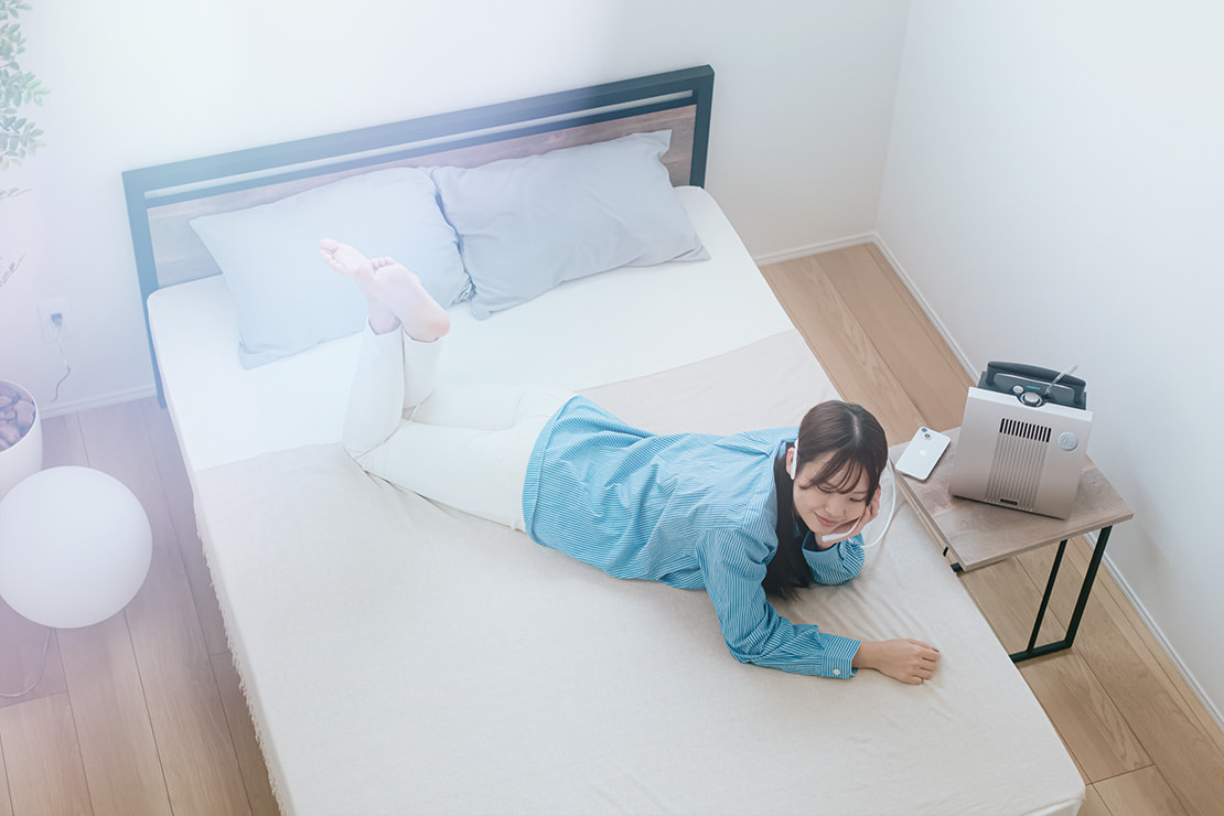 天然のアロマ香料で疲れた心をリラックス。